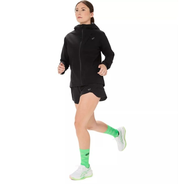 Asics MetaRun Legend Womens Running Jacket - Performance Black - image 5
