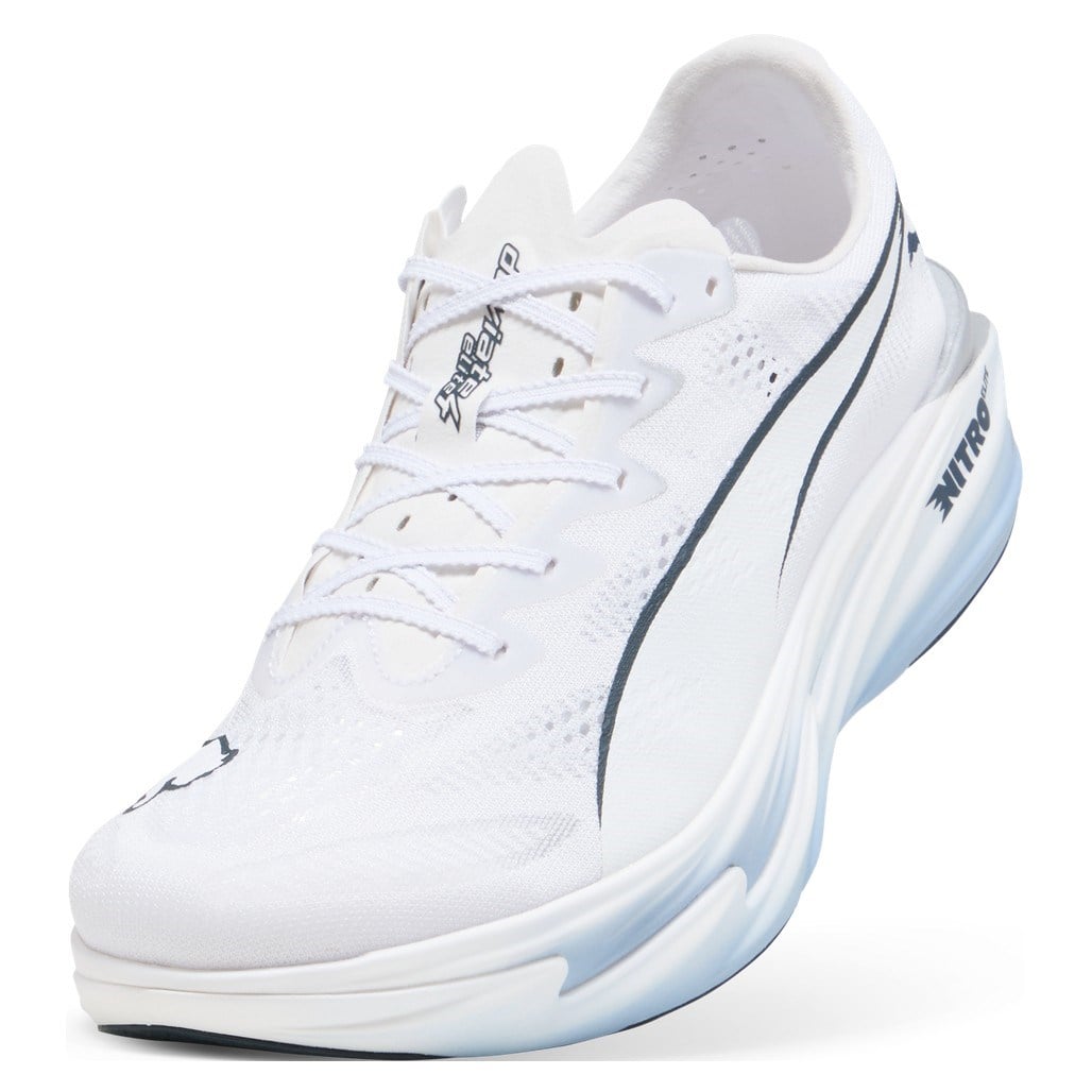 Puma Deviate Nitro Elite 4 - Mens Running Shoes - Puma White/Chambray - image 4