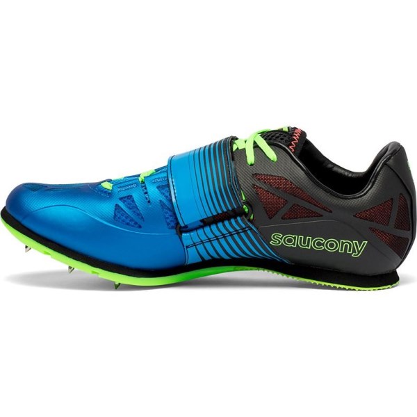Saucony Soarin Jump 2 - Mens Long Jump Spikes - Blue/Slime