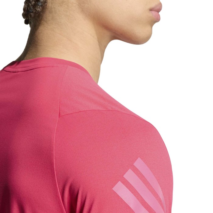 adidas ADI365 Climacool Mens Running T-Shirt - Power Pink - image 3