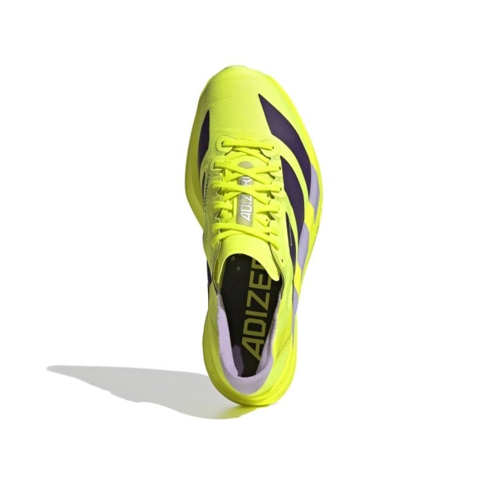adidas Adizero Adios Pro 4 - Womens Racing Shoes - Solar Yellow/Aurora Plum/Powder Plum