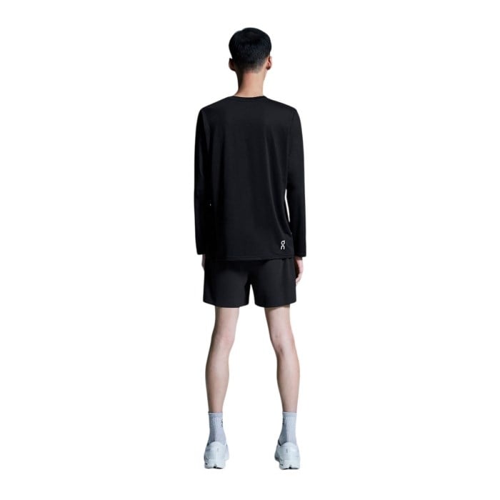 On 5 Inch Mens Performance Shorts - Black