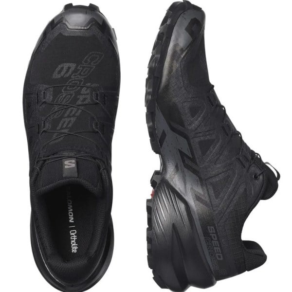 Salomon Speedcross 6 - Mens Trail Running Shoes - Black/Black/Phantom
