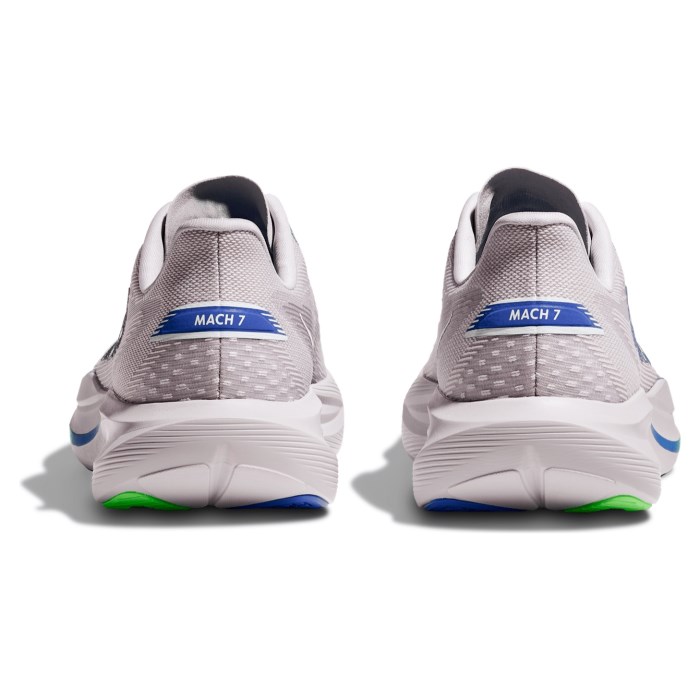 Hoka Mach 7 - Mens Running Shoes - Ash Grey/Cobalt Blue