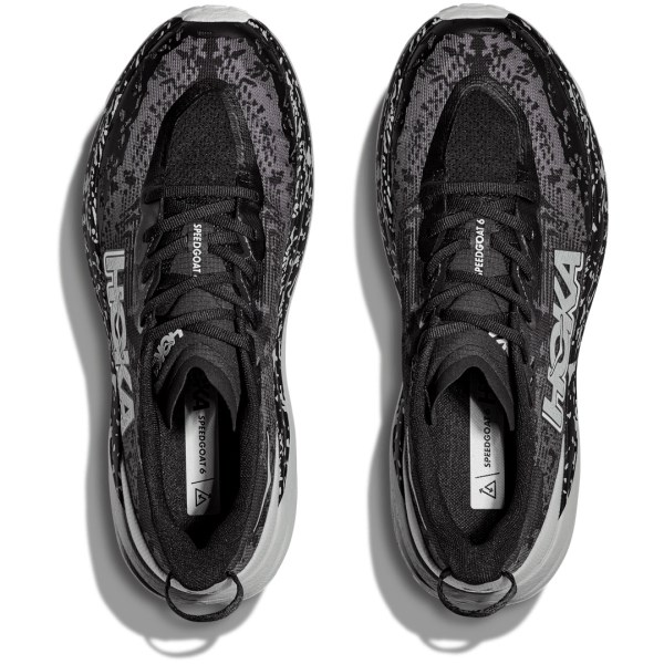 Hoka Speedgoat 6 - Mens Trail Running Shoes - Black/Stardust
