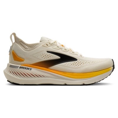 Brooks Glycerin GTS 23 - Mens Running Shoes - Arctic Wolf/Angora Orange