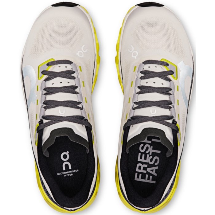 On Cloudmonster Hyper - Womens Running Shoes - Dew/Lime