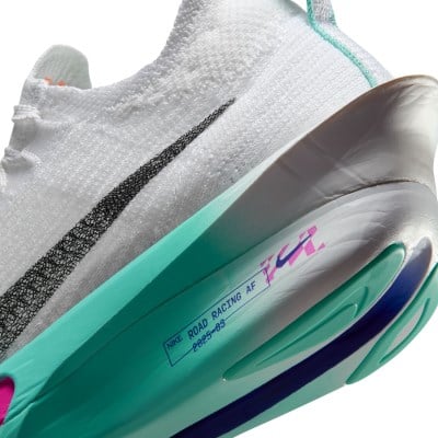 Nike Air Zoom Alphafly 3 - Womens Racing Shoes - White/Black/Hyper Turq/Concord