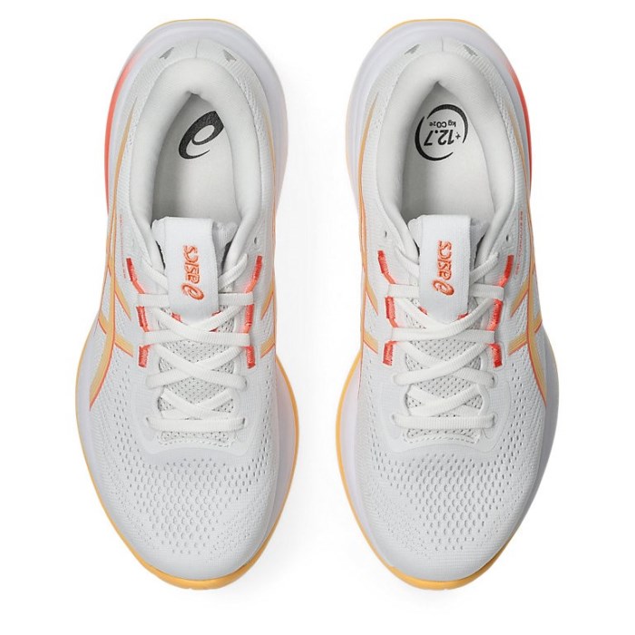 Asics Gel Cumulus 28 - Womens Running Shoes - White/Orange Glow - image 3