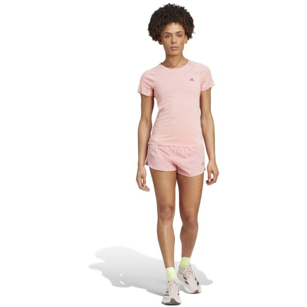 adidas Womens Adizero Running Gel Shorts - Semi Pink/Spark