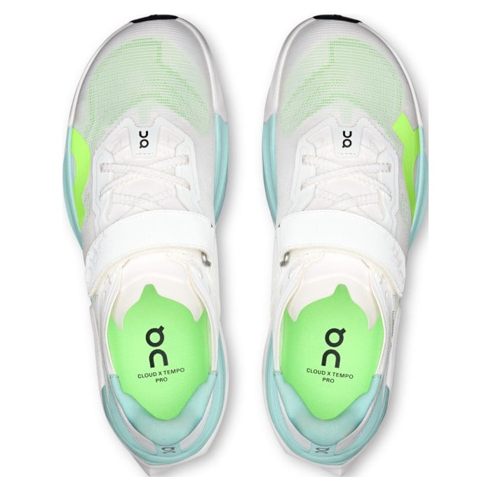 On Cloud X Tempo Pro - Mens Training Shoes - White/Celeste - image 5