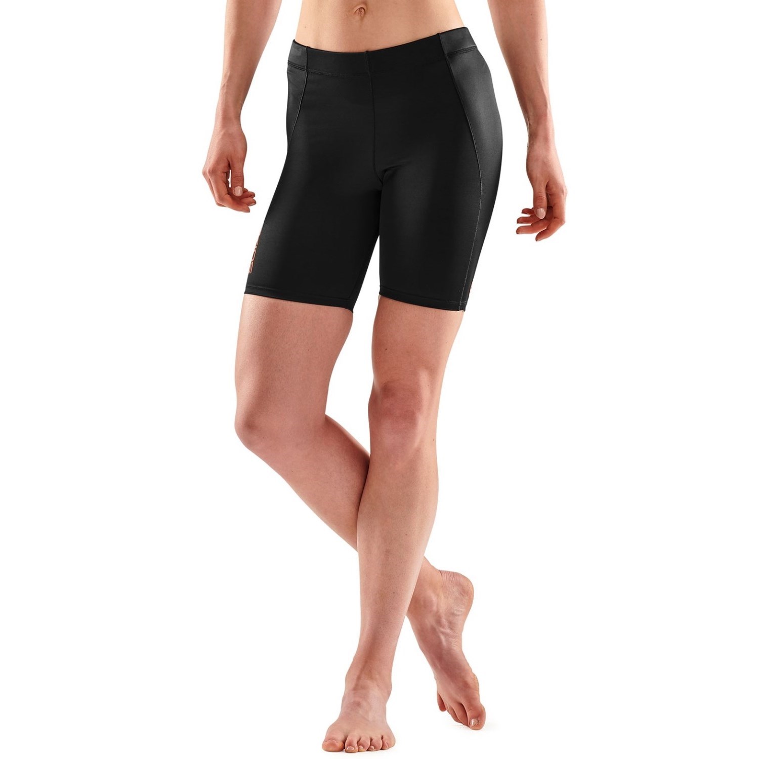 Skins Series-5 PowerShorts Womens Compression Shorts - Black