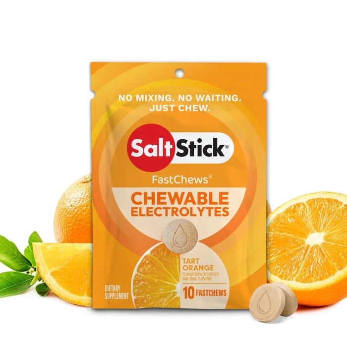 SaltStick FastChews - 10 Count Packet - Tart Orange