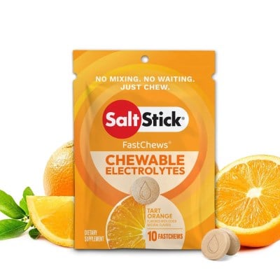 SaltStick FastChews - 10 Count Packet - Tart Orange