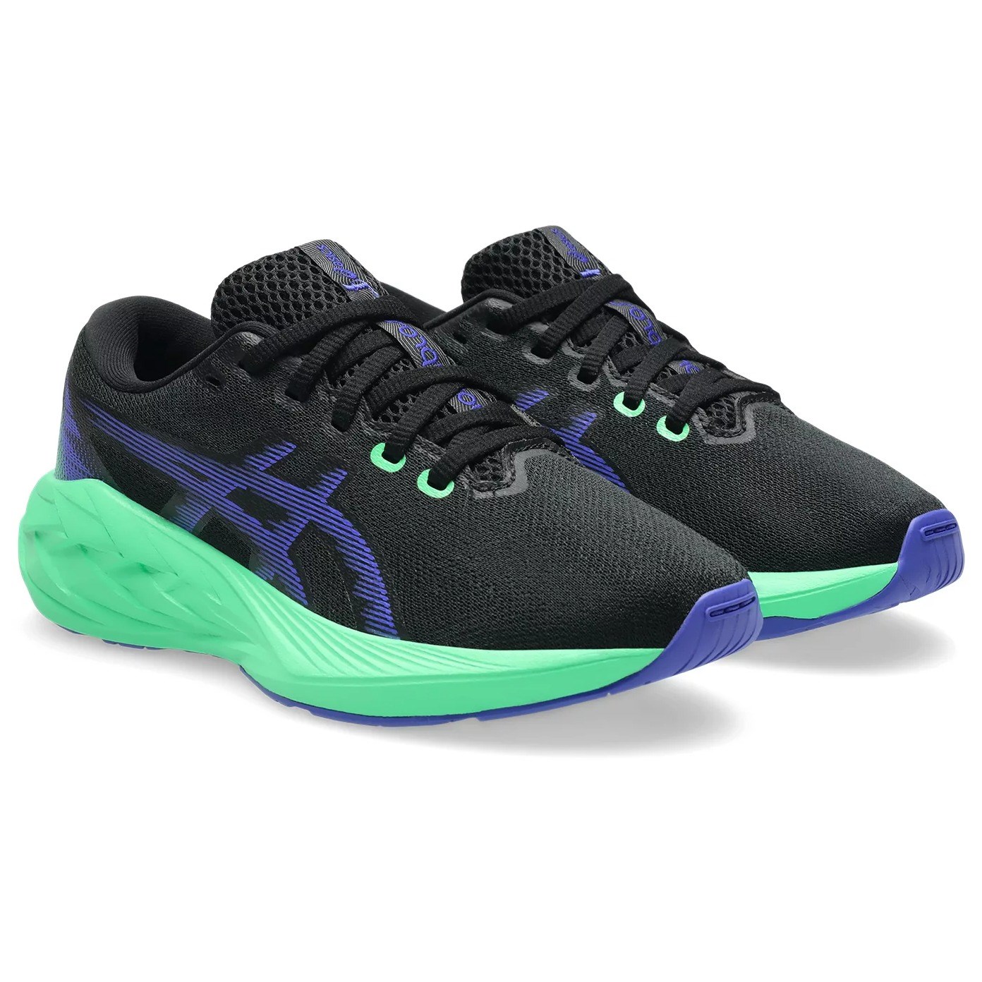 Asics NovaBlast 5 GS - Kids Running Shoes - Black/Cobalt Burst