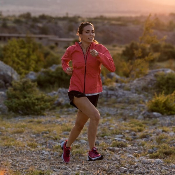 Salomon Lightning Waterproof Womens Trail Running Jacket - Cayenne