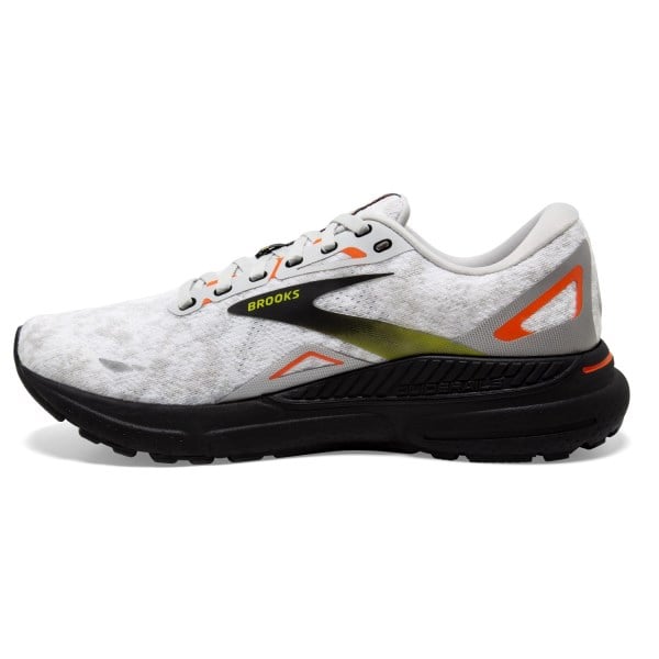 Brooks Adrenaline GTS 23 - Mens Running Shoes - Oyster/Black/Red
