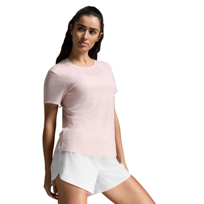 2XU Aero Mesh Womens T-Shirt - Pink Frost/Pink Reflective