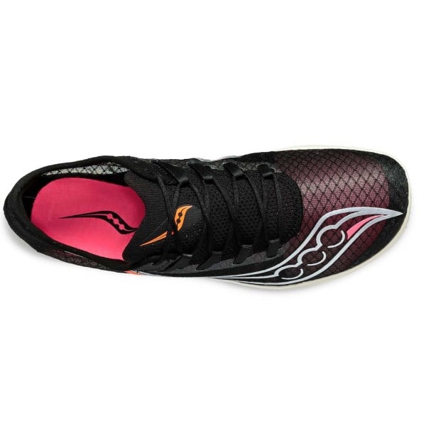 Saucony Terminal VT - Mens Middle Distance Track Spikes - Black/Vizi