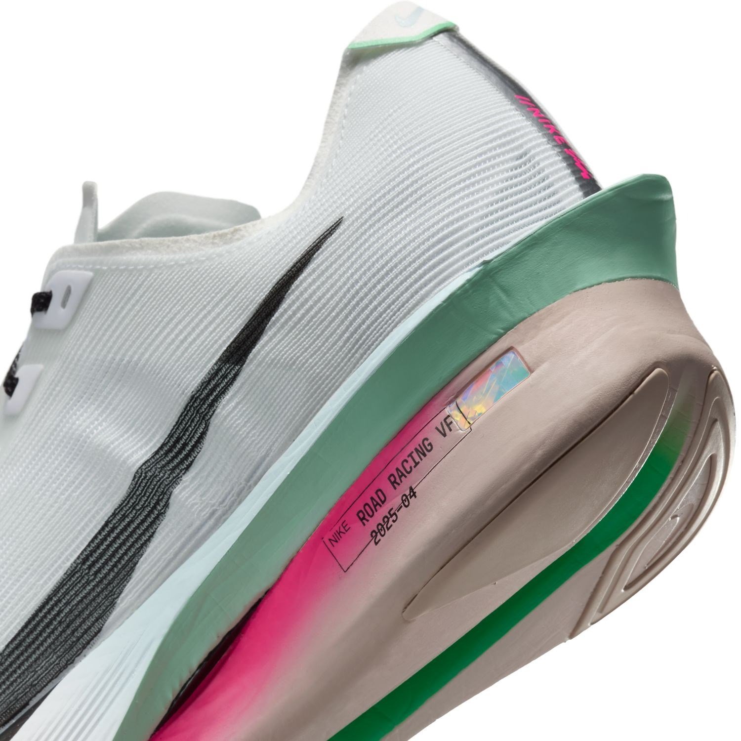 Nike ZoomX Vaporfly 4 - Mens Racing Shoes - White/Black/Hyper Pink/Mint Foam