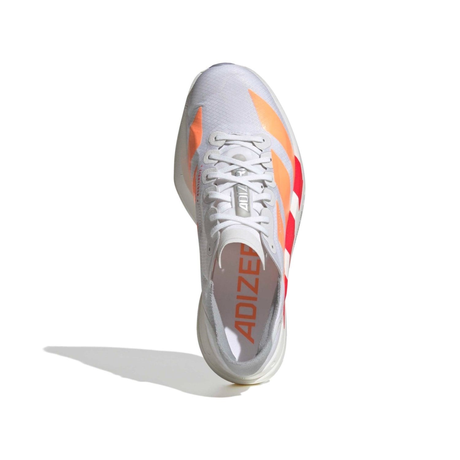 adidas Adizero Adios Pro 4 - Womens Racing Shoes - Cloud White/Beam Orange/Lucid Red