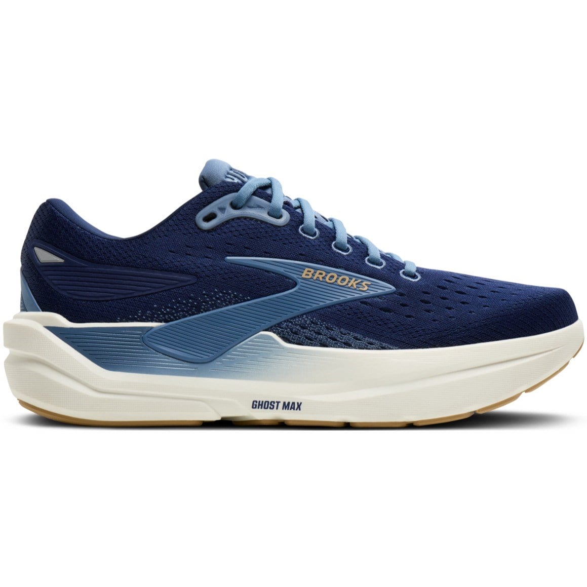 Brooks Ghost Max 3 - Mens Running Shoes - Blue/Starfish/Moonlight