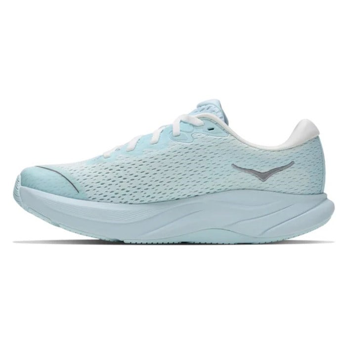 Hoka Rincon 4 Lace - Kids Running Shoes - Glimmering Blue/Silver - image 3