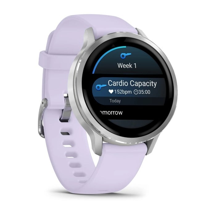 Garmin Venu 4 Smartwatch 41mm - Silver/Periwinkle