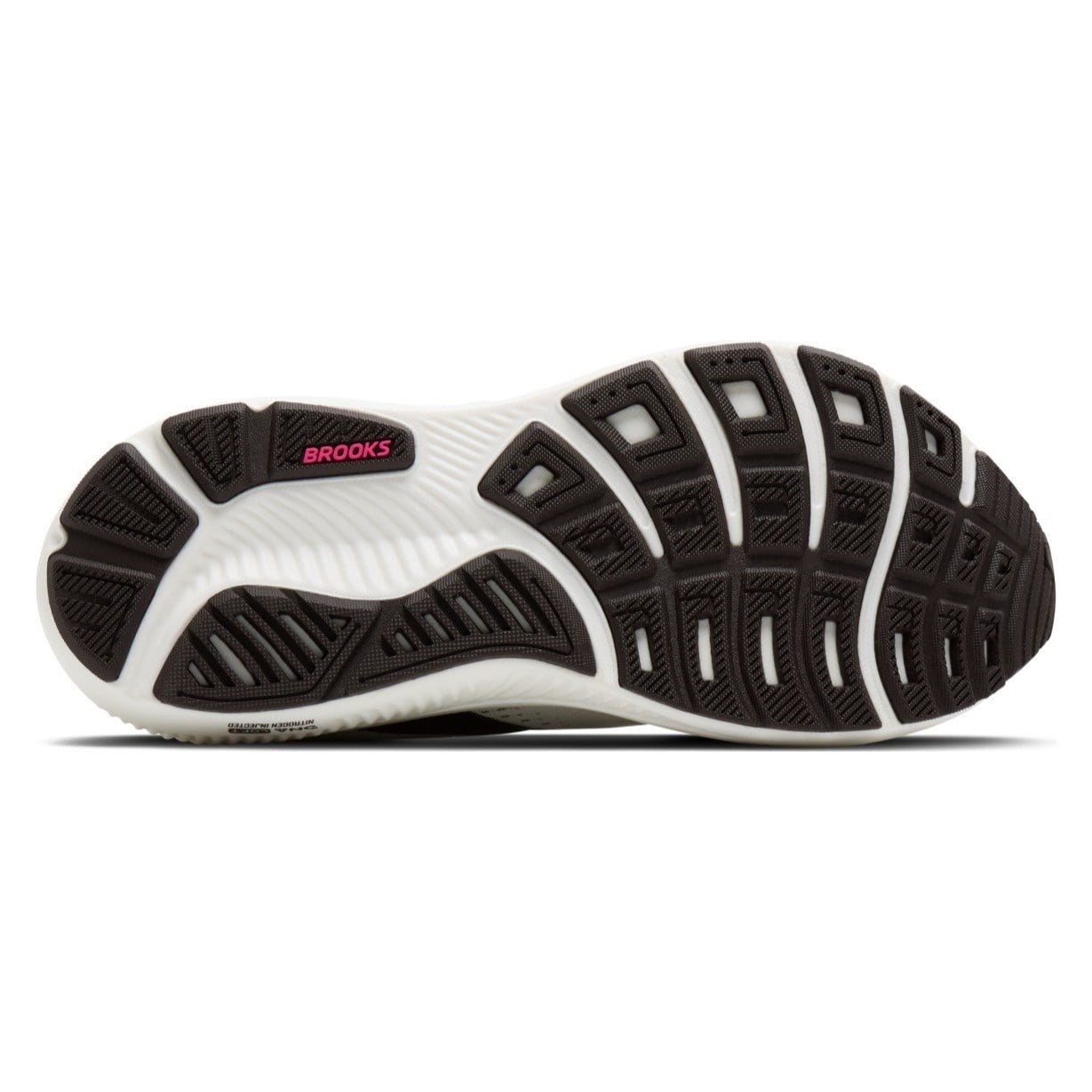 Brooks Ghost 18 - Womens Running Shoes - Coconut/Coffee/Fuchsia - image 4