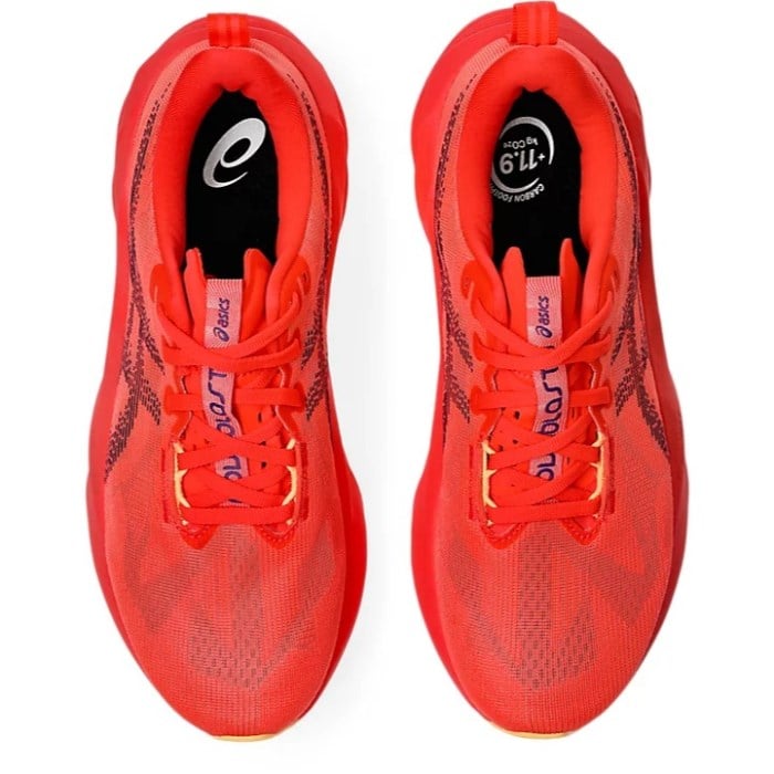 Asics Novablast 5 - Mens Running Shoes - Flash Red/Edo Purple