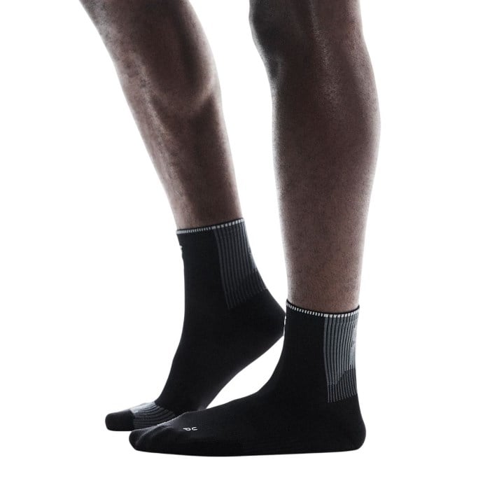On Performance Run Unisex Mid Socks - Black/Eclipse