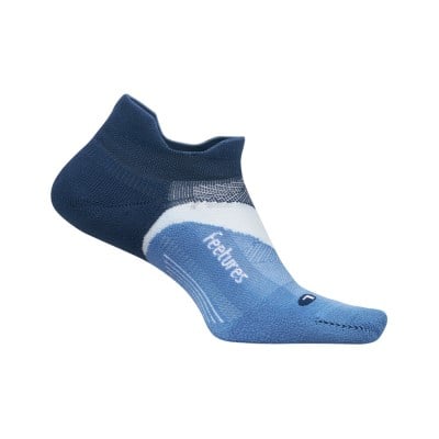 Feetures Elite Light Cushion No Show Tab Running Socks - Blue Wave