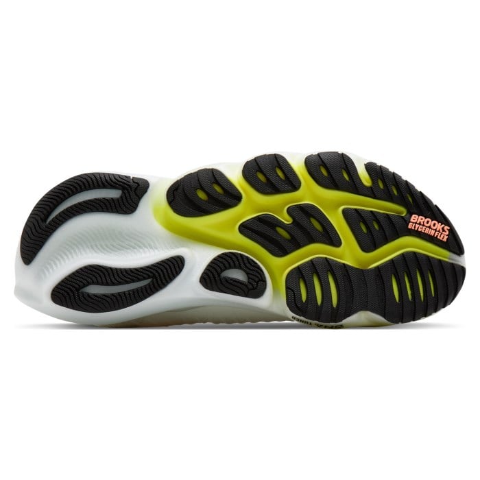 Brooks Glycerin Flex - Womens Running Shoes - White/Peach/Nightlife - image 6