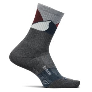 Feetures Trail Max Cushion Mini Crew Running Socks