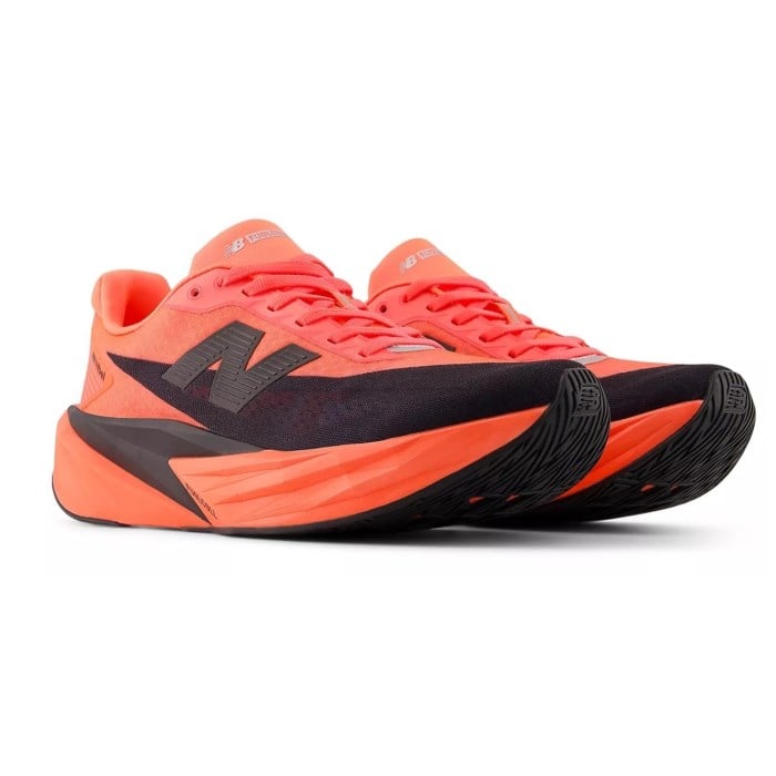 New Balance FuelCell Rebel v5 - Womens Running Shoes - Urgent Red/Black/Silver Metallic