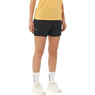 Salomon Shakeout Core 2-In-1 4 Inch Womens Running Shorts