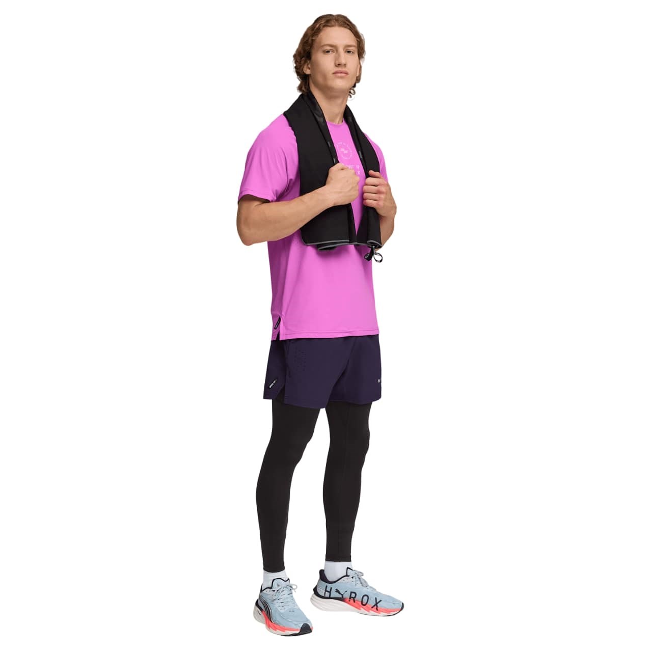 Puma X Hyrox DryElite Mens Training T-Shirt - Electric Orchid