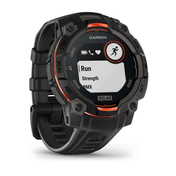 Garmin Instinct 3 45mm SOLAR Rugged GPS Smartwatch - Black/Black