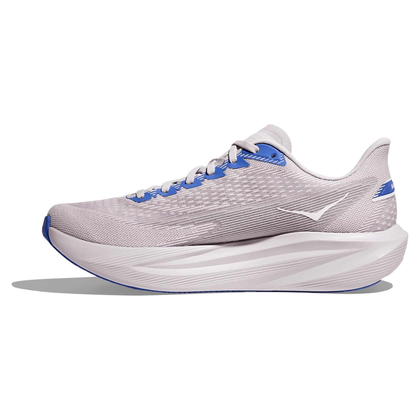 Hoka Mach 7 - Mens Running Shoes - Ash Grey/Cobalt Blue