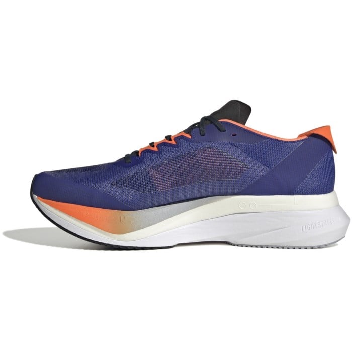 adidas Adizero Boston 12 - Mens Running Shoes - Lucid Blue/Cloud White/Impact Orange