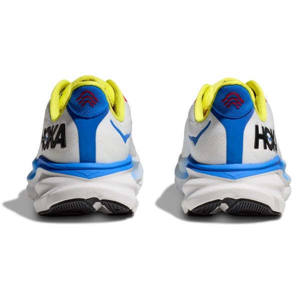Hoka Clifton 9 - Mens Running Shoes - Blanc De Blanc/Virtual Blue