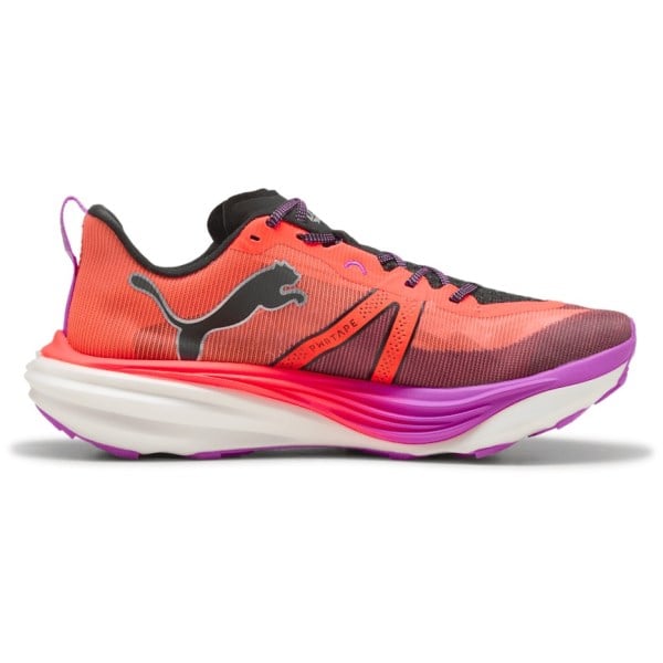 Puma Deviate Nitro Elite Trail - Mens Trail Running Shoes - Glowing Red/Black/Pure Magenta