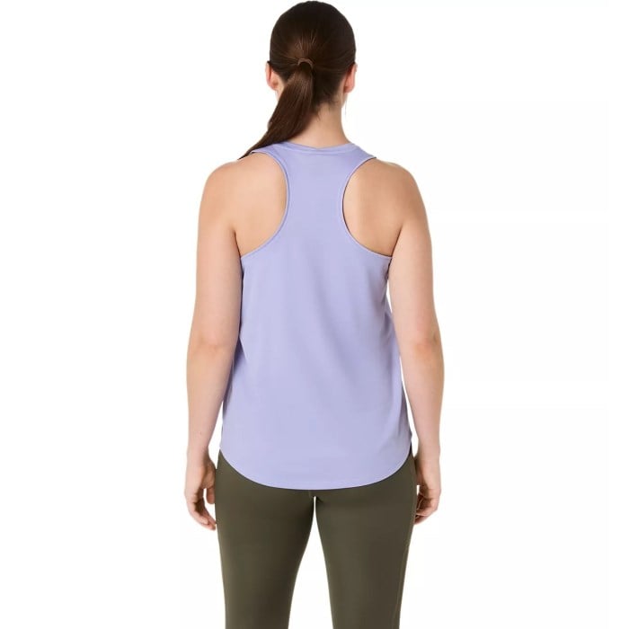 Asics Silver Womens Running Tank Top - Bluebell