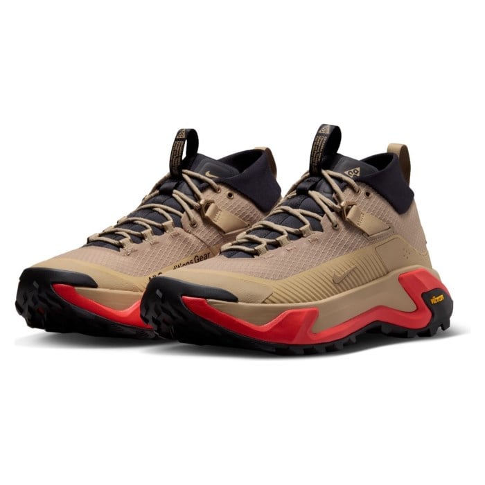 Nike ACG Zegama Hike - Mens Hiking Shoes - British Khaki/British Khaki/Linen - image 6
