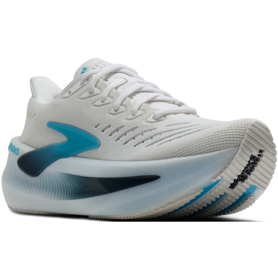 Brooks Glycerin Max 2 - Mens Running Shoes - White/Blue/Spellbound
