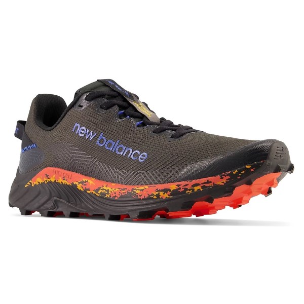 New Balance FuelCell Summit Unknown v4 - Mens Trail Running Shoes - Grey/Neon Dragonfly