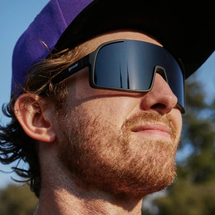 Goodr Astro G Polarised Sports Sunglasses - My Sweat Has An Octane Rating