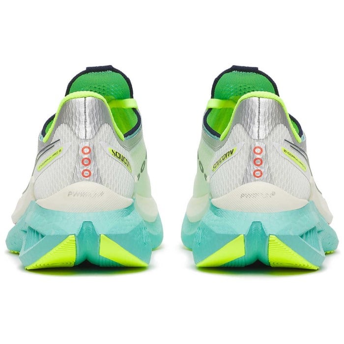 Saucony Endorphin Pro 5 - Womens Racing Shoes - White/Splash