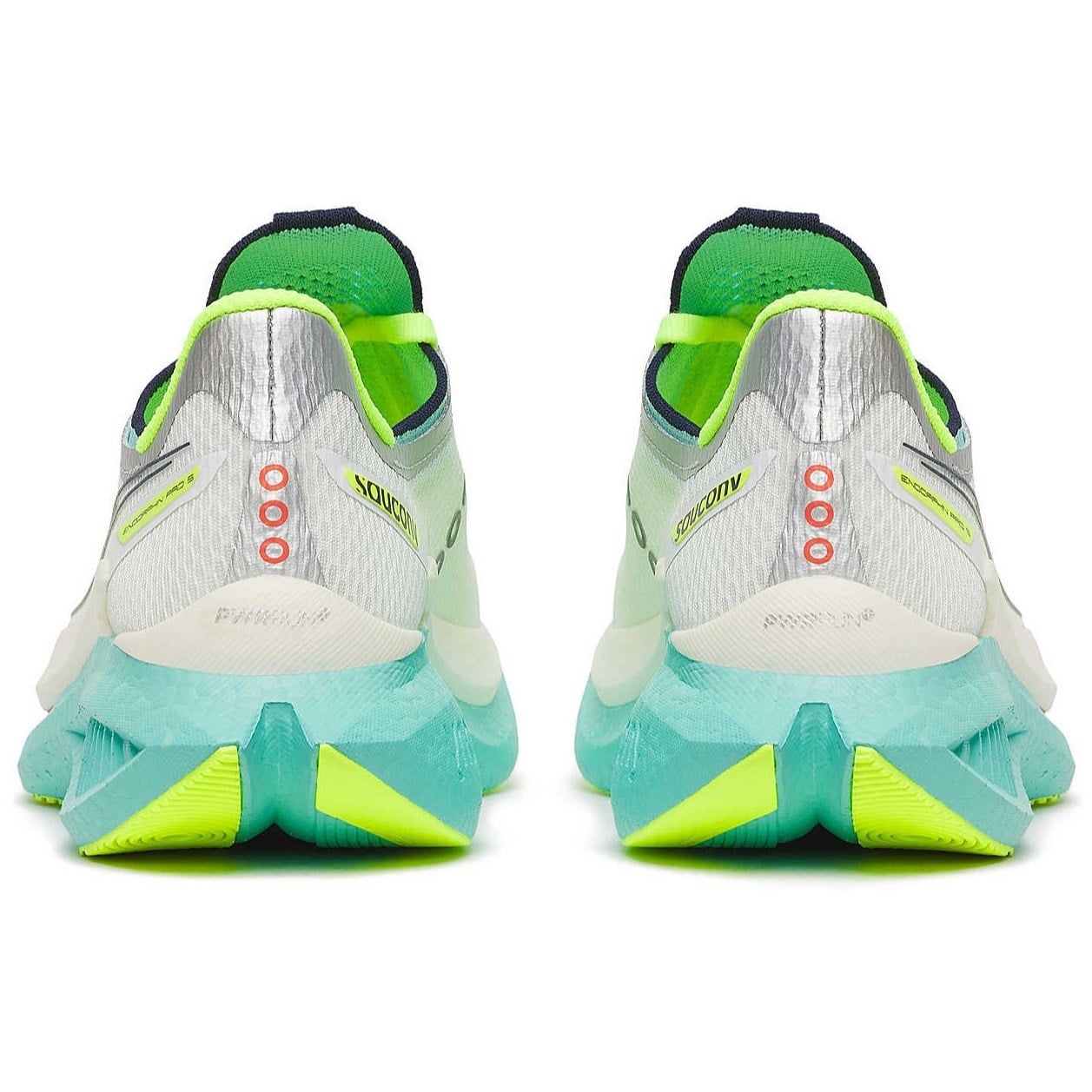 Saucony Endorphin Pro 5 - Womens Racing Shoes - White/Splash