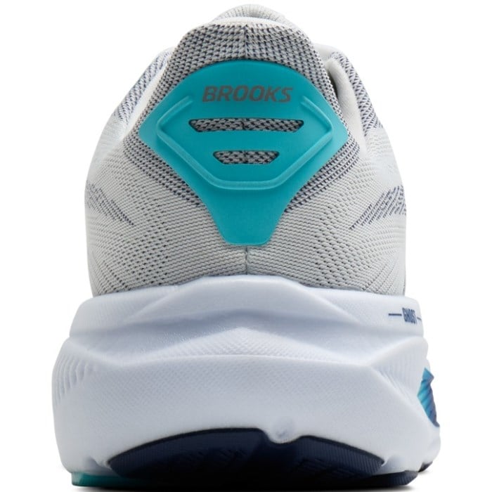 Brooks Ghost 17 - Mens Running Shoes - White/Beacon Blue/Ipane
